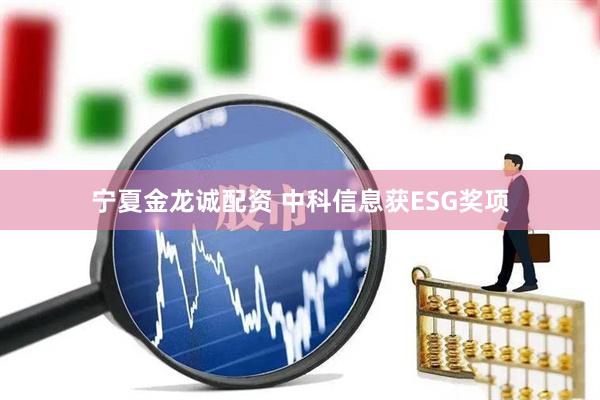 宁夏金龙诚配资 中科信息获ESG奖项